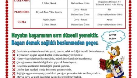 Çocuklar İçin Sağlıklı Beslenme Programı